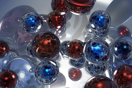 RedBlue Spheres